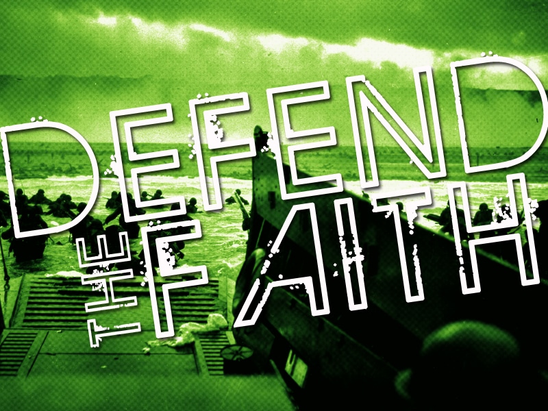 Christians need to be careful in the way we defend the faith.