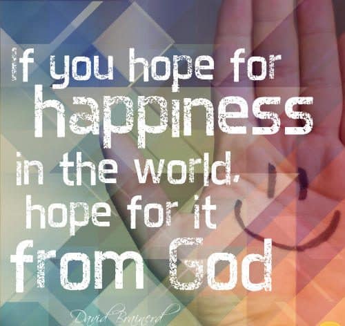 We should be so joyful from God's grace that others would respond by saying, 'I wish I had your God.