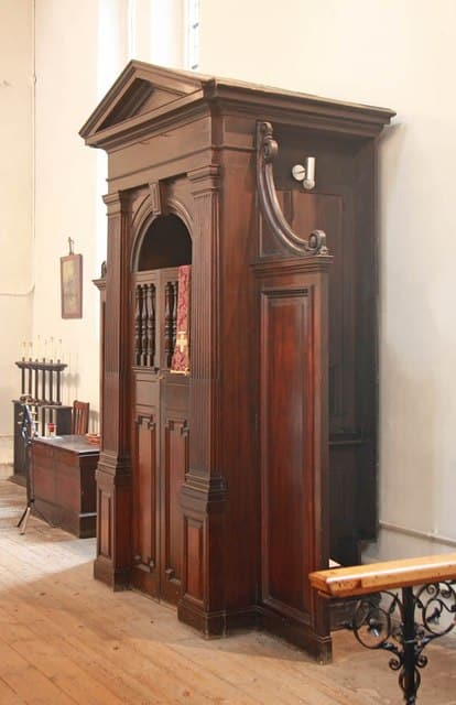 Consider a Catholic Confessional in a Biblical Christian Church