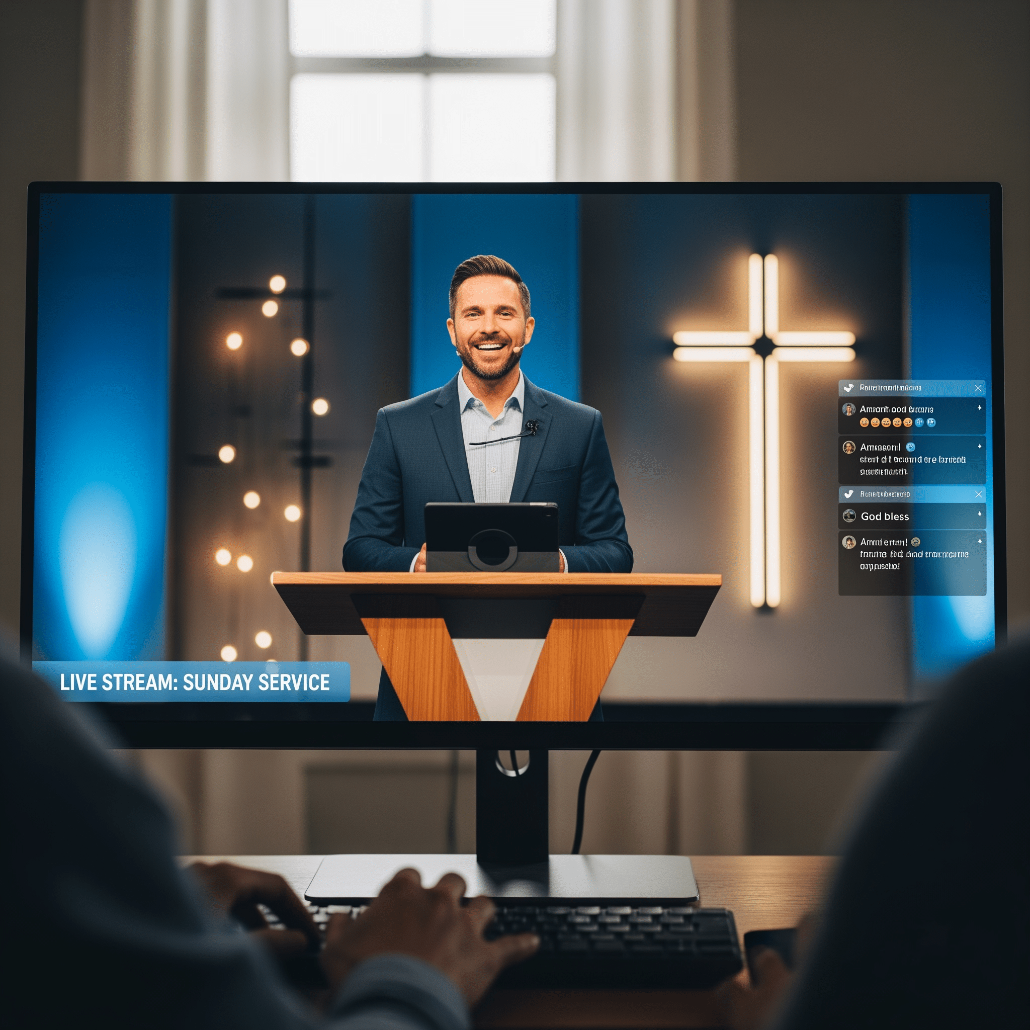 "Church does not work online. "