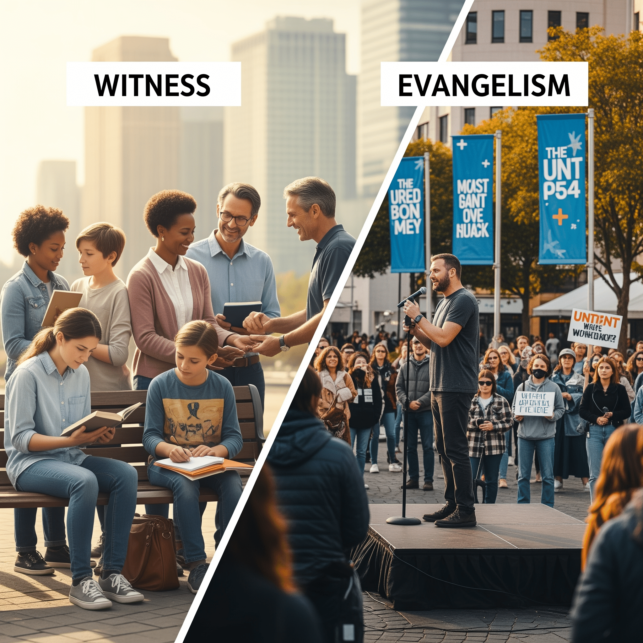 Being a Witness vs Evangelizing