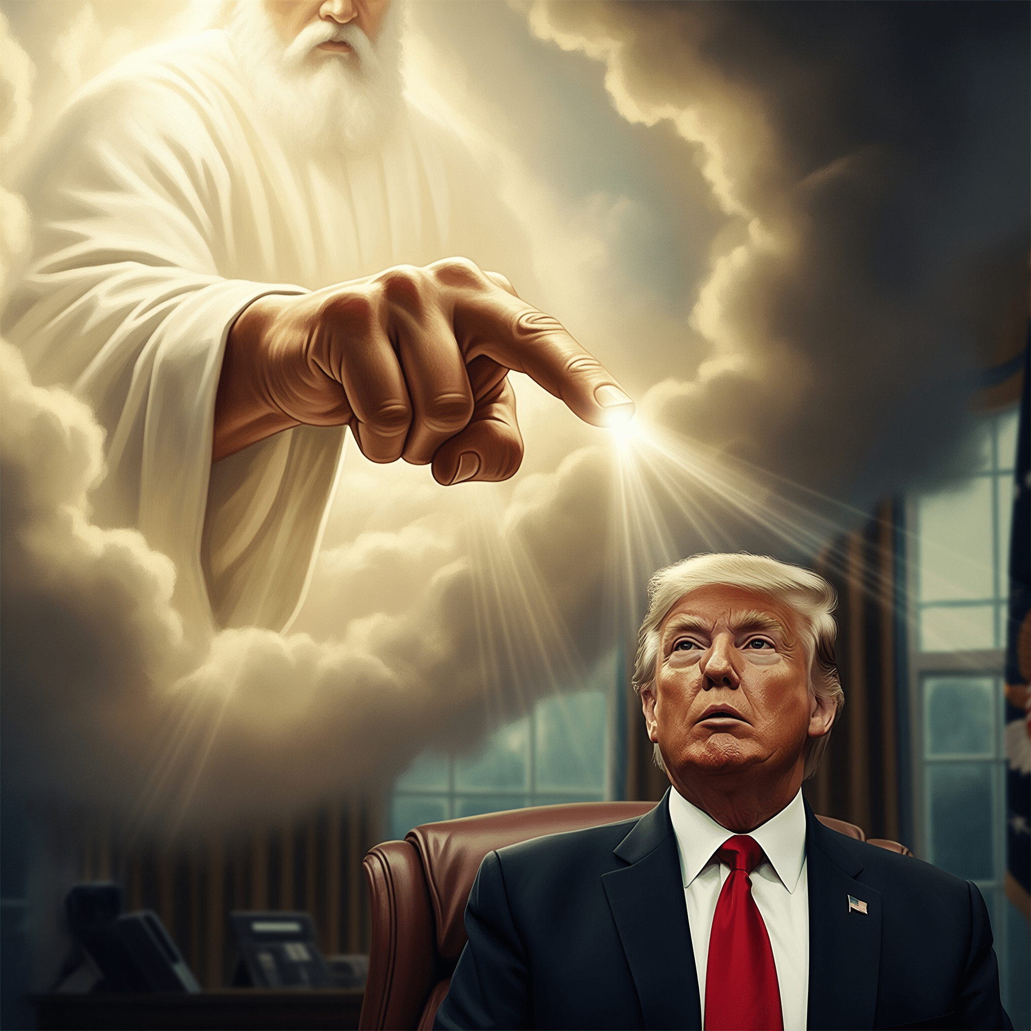 God Agrees To Let Trump Into Heaven...